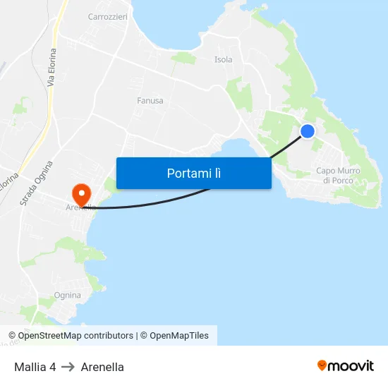 Mallia 4 to Arenella map