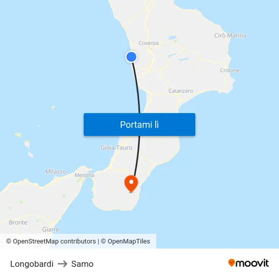 Longobardi to Samo map