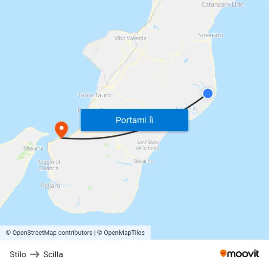 Stilo to Scilla map