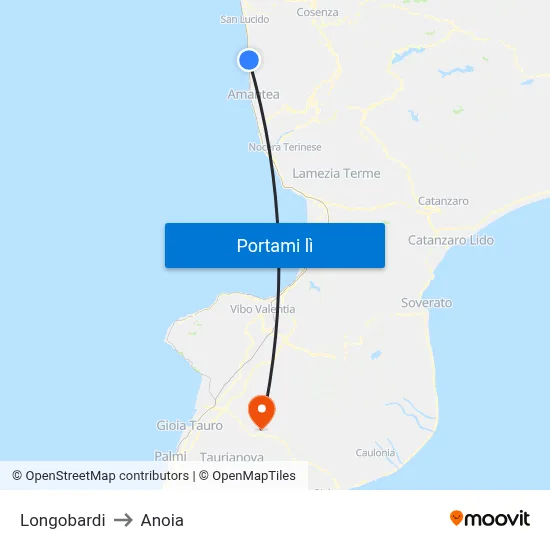 Longobardi to Anoia map