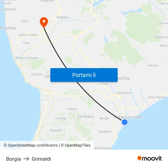 Borgia to Grimaldi map