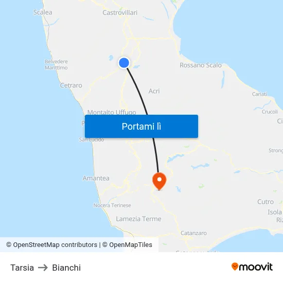 Tarsia to Bianchi map