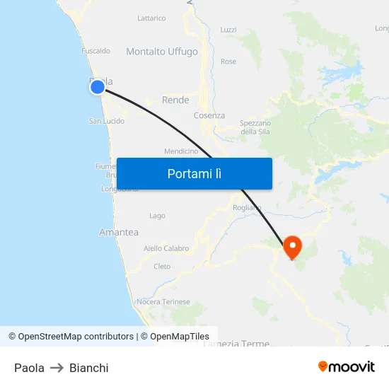 Paola to Bianchi map