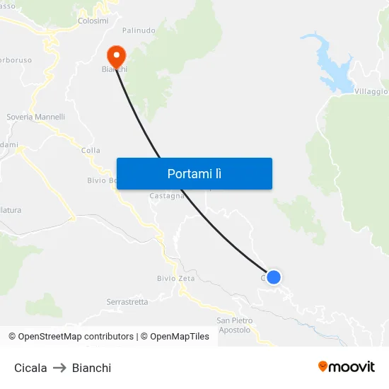 Cicala to Bianchi map