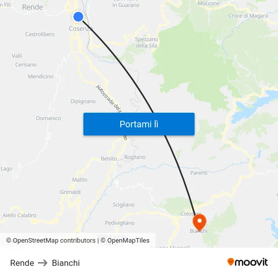 Rende to Bianchi map