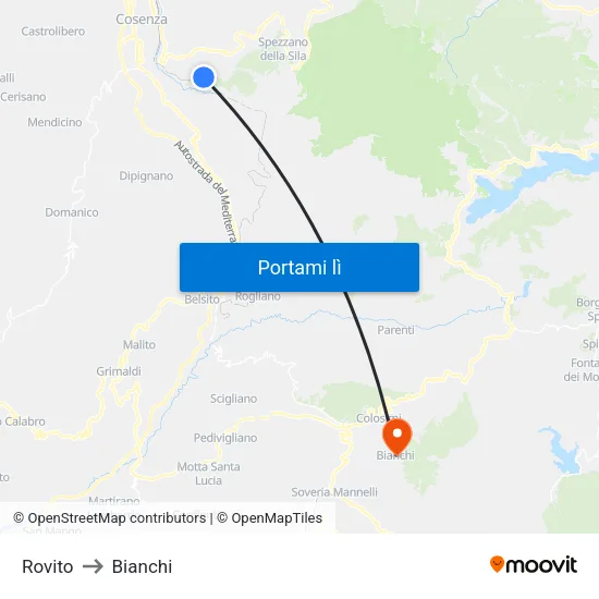 Rovito to Bianchi map