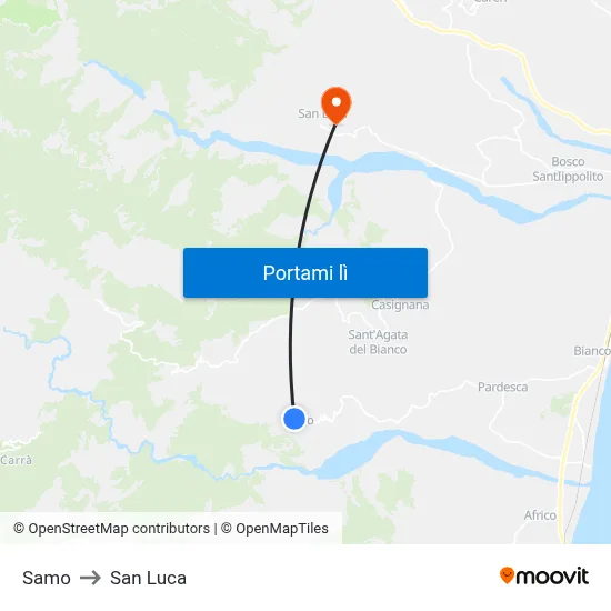Samo to San Luca map
