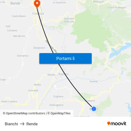 Bianchi to Rende map