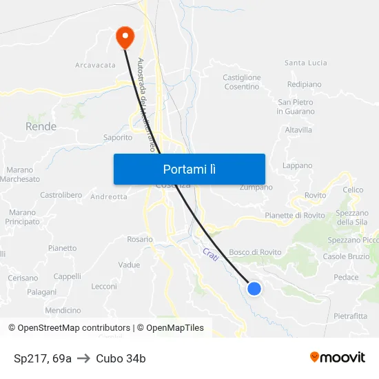 Sp217, 69a to Cubo 34b map