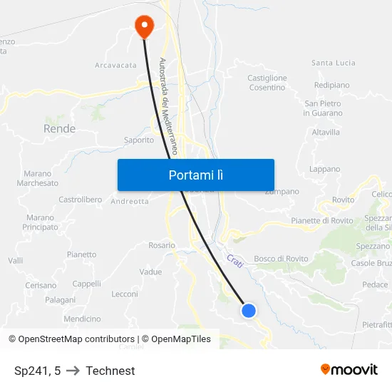 Sp241, 5 to Technest map