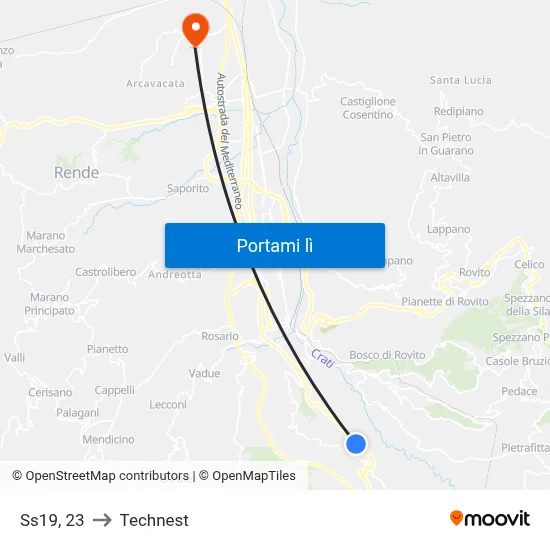 Ss19, 23 to Technest map