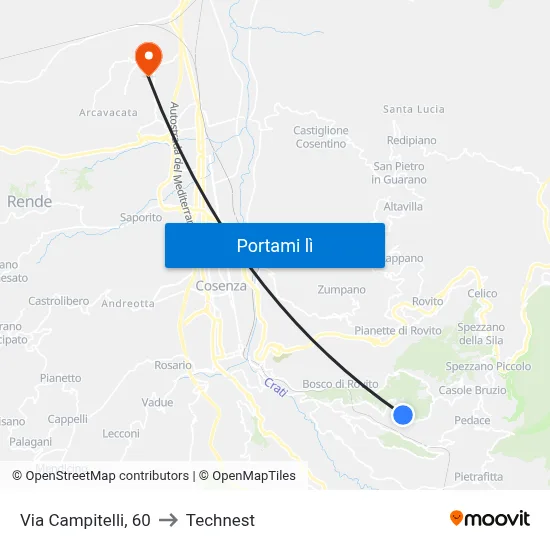 Via Campitelli, 60 to Technest map