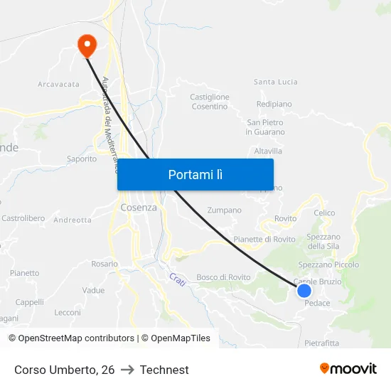 Corso Umberto, 26 to Technest map