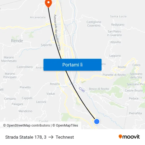 Strada Statale 178, 3 to Technest map