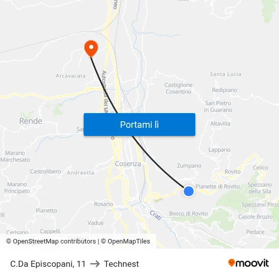 C.Da Episcopani, 11 to Technest map