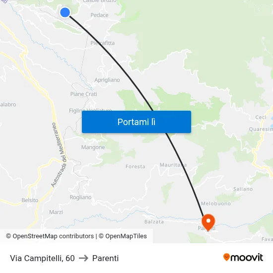 Via Campitelli, 60 to Parenti map