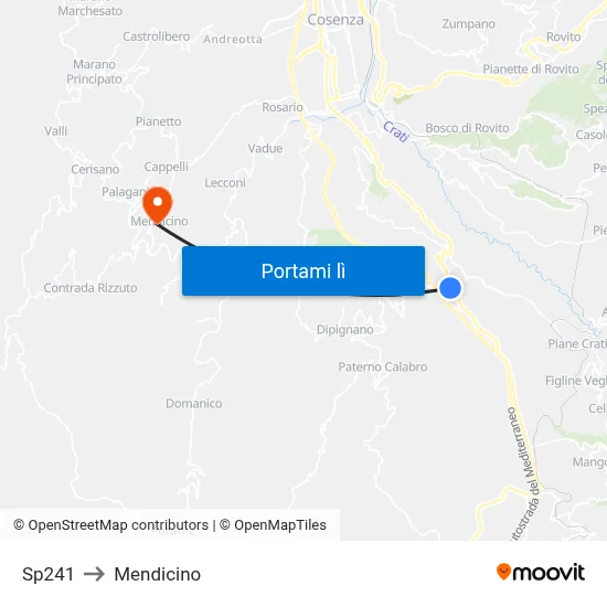 Sp241 to Mendicino map