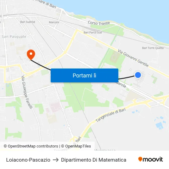 Loiacono-Pascazio to Dipartimento Di Matematica map