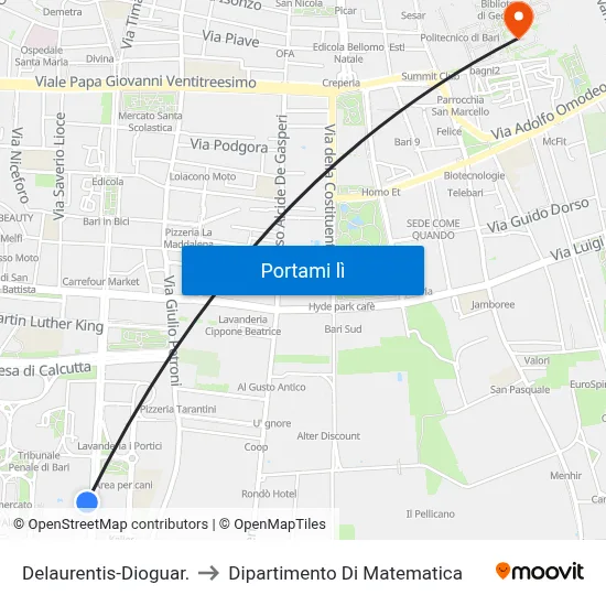 Delaurentis-Dioguar. to Dipartimento Di Matematica map