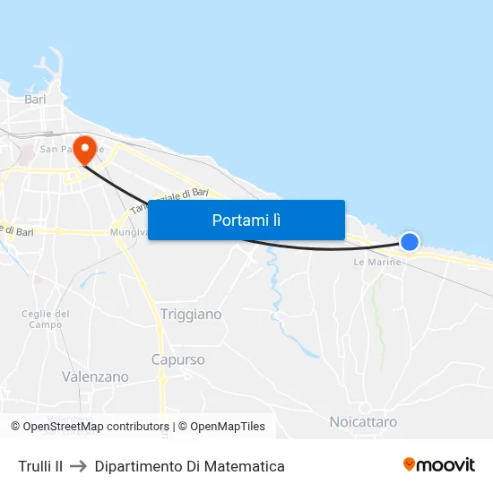 Trulli II to Dipartimento Di Matematica map