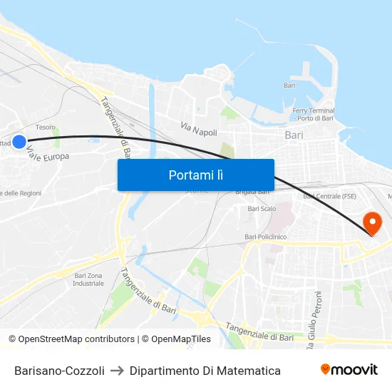 Barisano-Cozzoli to Dipartimento Di Matematica map