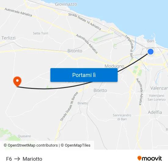 F6 to Mariotto map