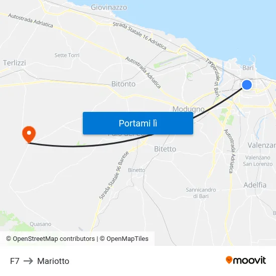 F7 to Mariotto map
