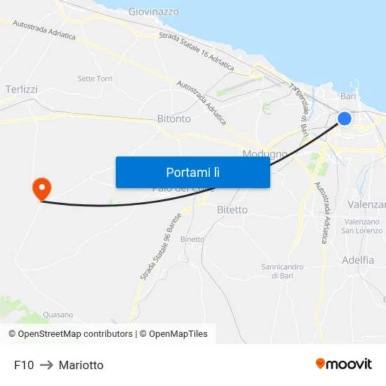 F10 to Mariotto map