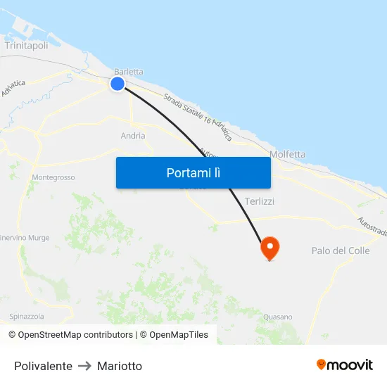 Polivalente to Mariotto map