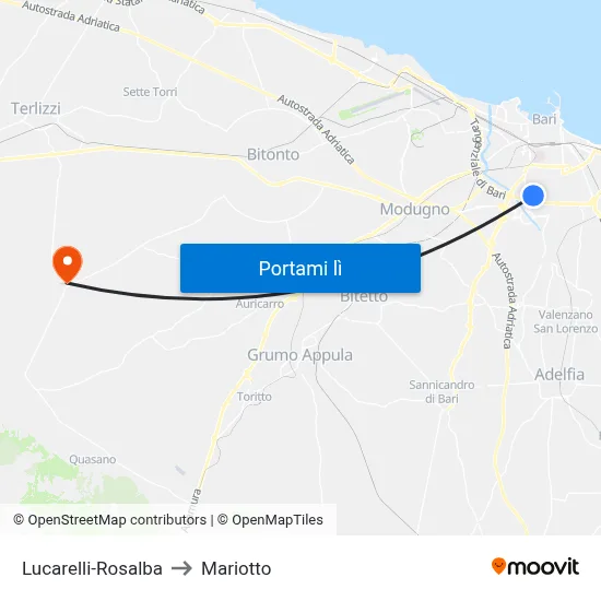 Lucarelli-Rosalba to Mariotto map