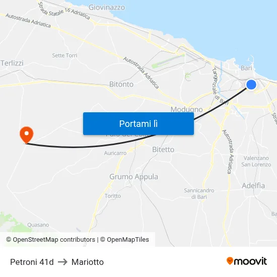 Petroni 41d to Mariotto map