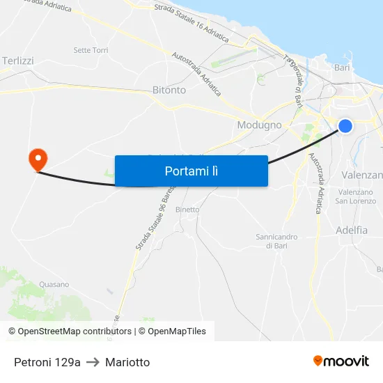 Petroni 129a to Mariotto map