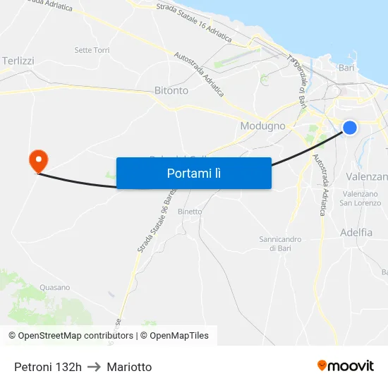 Petroni 132h to Mariotto map