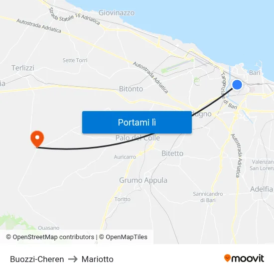 Buozzi-Cheren to Mariotto map