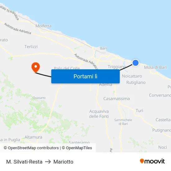 M. Silvati-Resta to Mariotto map