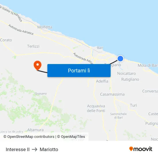 Interesse II to Mariotto map