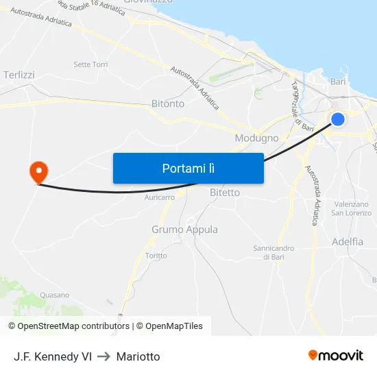 J.F. Kennedy VI to Mariotto map