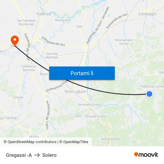 Gregassi -A to Solero map