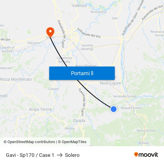 Gavi - Sp170 / Case 1 to Solero map