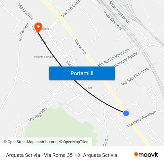 Arquata Scrivia - Via Roma 35 to Arquata Scrivia map