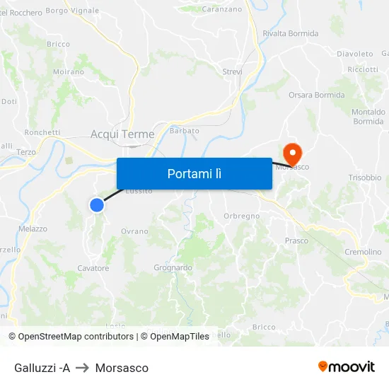 Galluzzi -A to Morsasco map