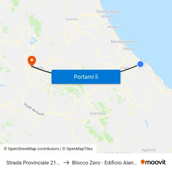 Strada Provinciale 214, 352 to Blocco Zero - Edificio Alan Turing map