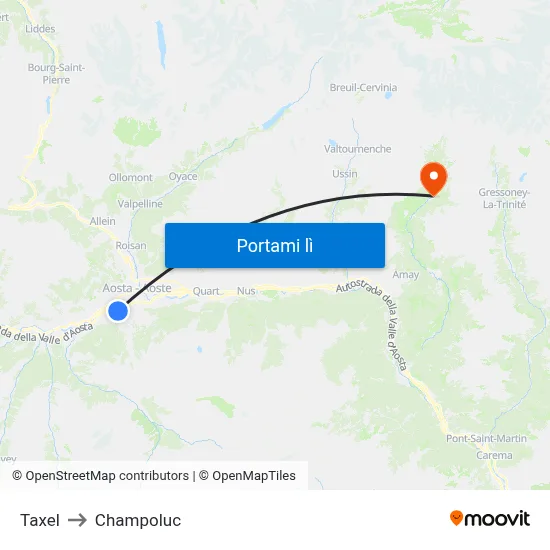 Taxel to Champoluc map