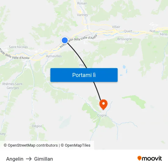 Angelin to Gimillan map