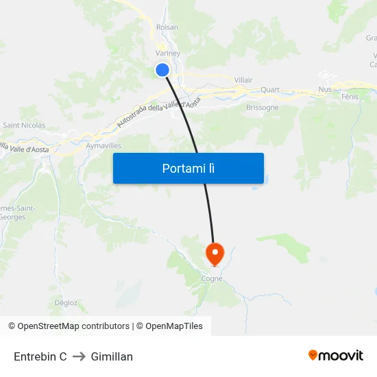 Entrebin C to Gimillan map