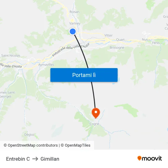 Entrebin C to Gimillan map