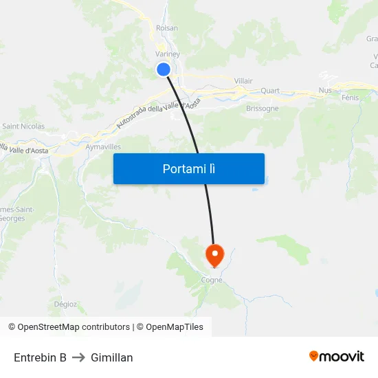 Entrebin B to Gimillan map