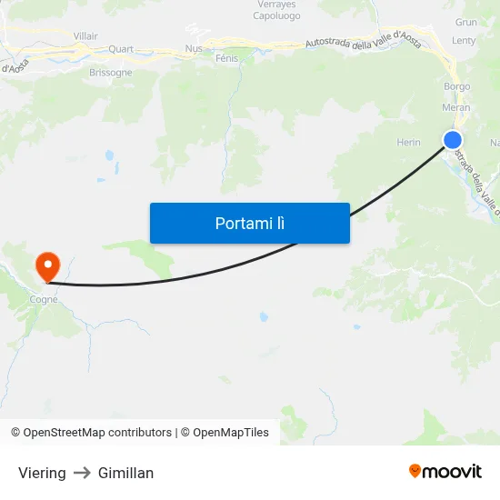 Viering to Gimillan map