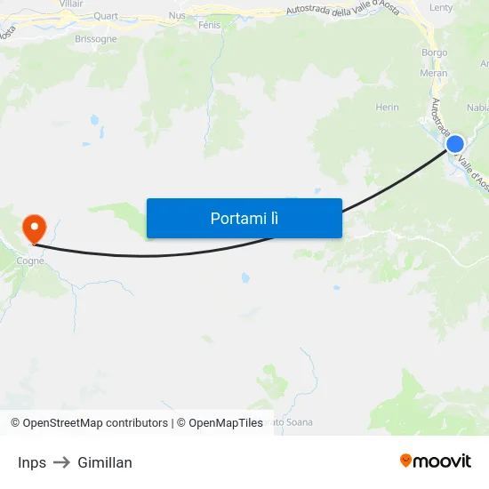 Inps to Gimillan map