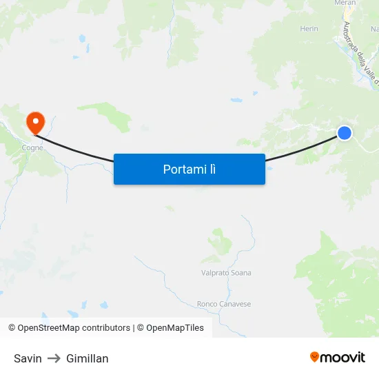 Savin to Gimillan map